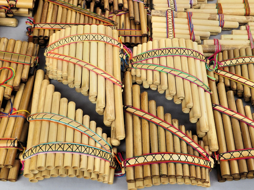 Pan flutes artisan otavalo
