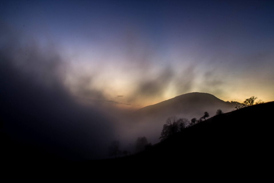Sonnenuntergang Roggenfluh