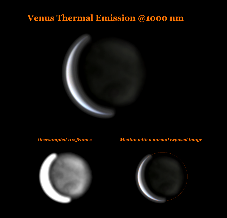 Venus thermal emission @1000nm