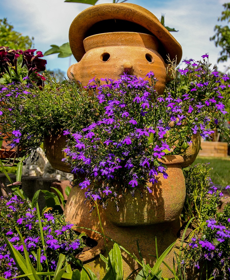 Decoration summer clay figure
