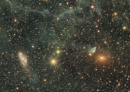 Maffei I and Maffei II galaxies (cutout) photo