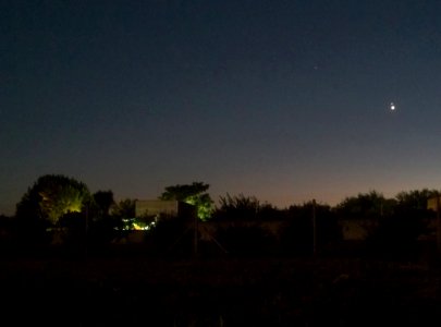 Jupiter and Venus on June 30, 2015 photo