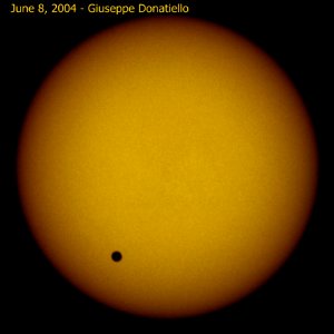 Venus transit on June 8, 2004 photo