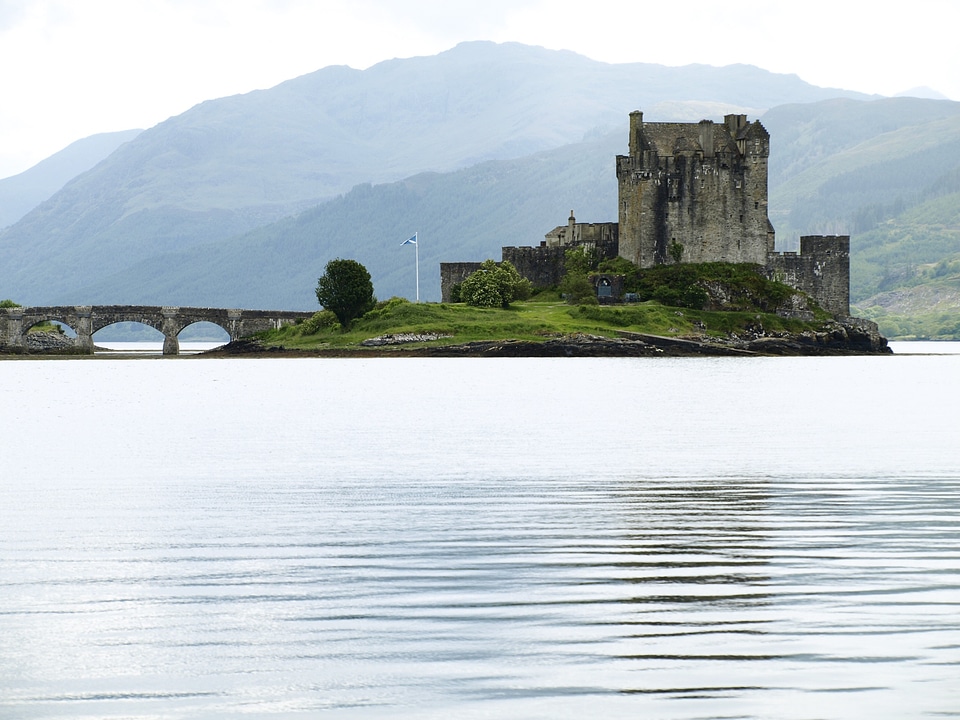 Castle masonry landscape