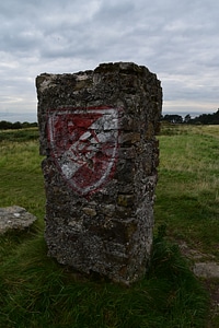 Field monument stone
