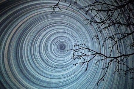 Wormhole Startrail photo