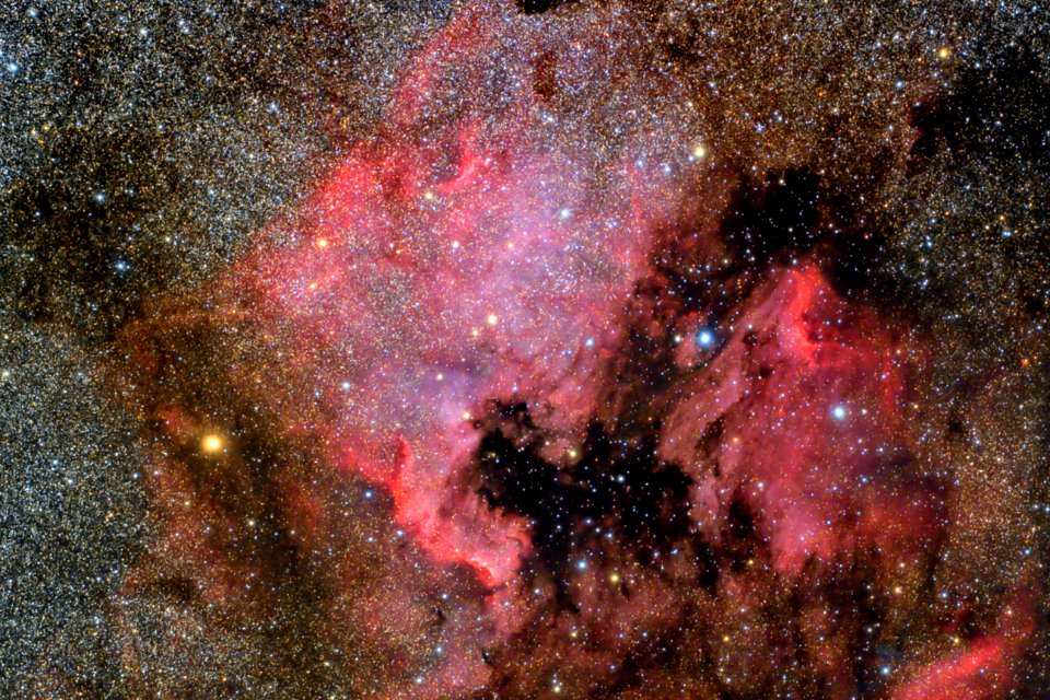 North America and Pelican Nebulae Region