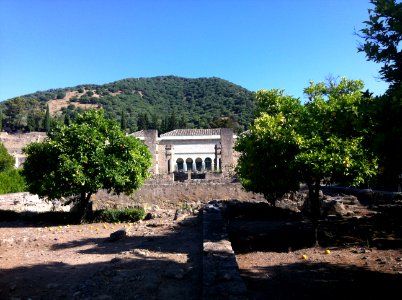 Jardín de crucero, Pabellón central y Salón de Abd al-Rahman III