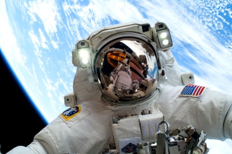 NASA Astronaut Earth Helmet photo