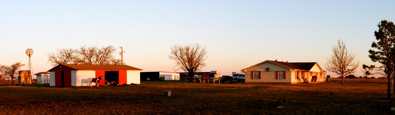 Ranch House Panorama