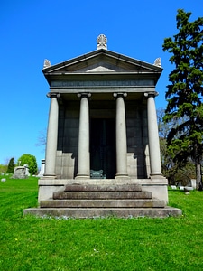 Mausoleum cemetery burial photo