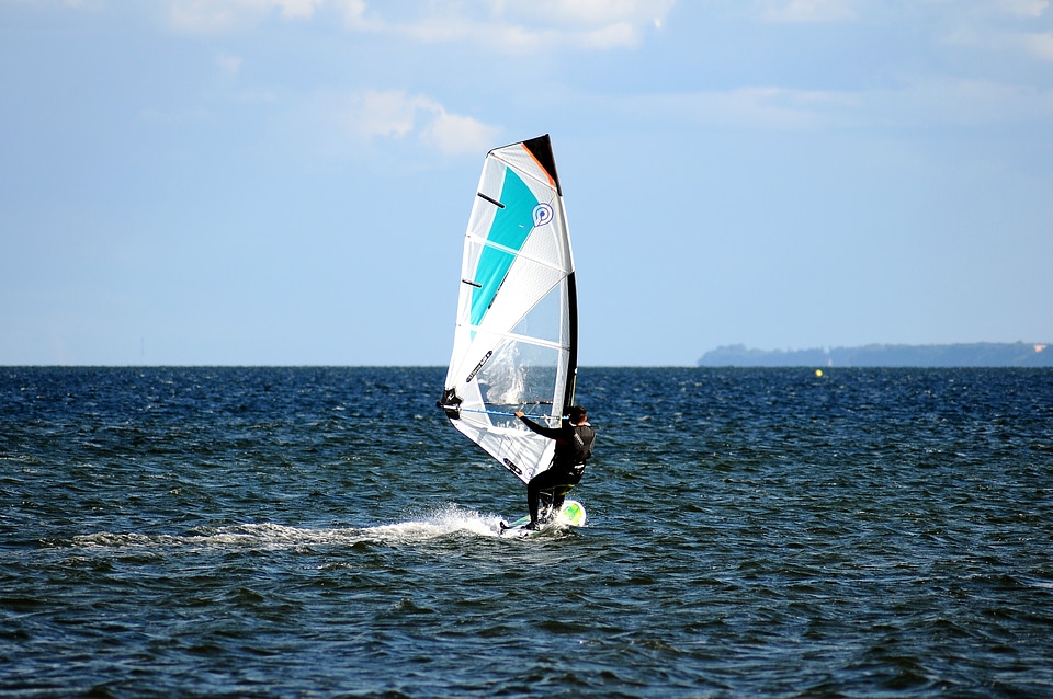 Windsurfing surfing surfer photo