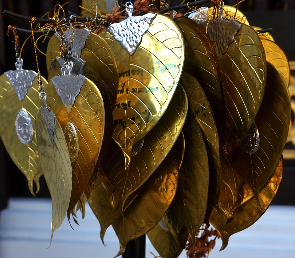 Thailand leaf decoration