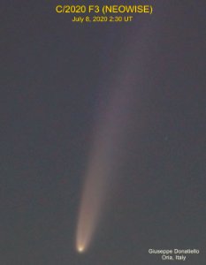 C/2020 F3 (NEOWISE) on July 8, 2020