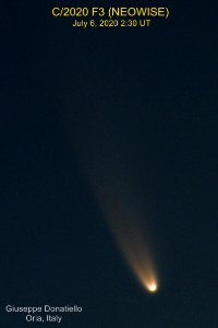 C/2020 F3 (NEOWISE) on July 6, 2020