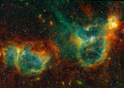 IC 1848 - IC 1805  + Maffei 1 and 2 galaxies