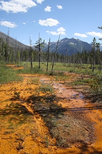 Canada rockies ochre