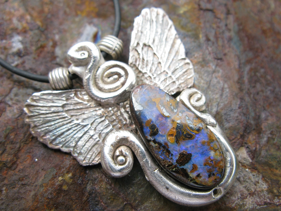 Jana veselá art clay silver opal