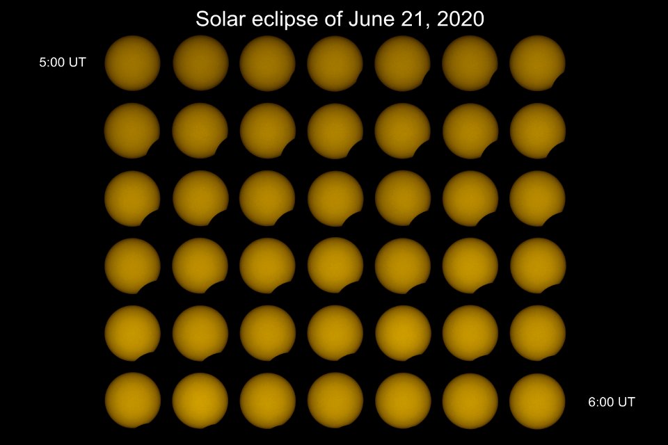 Solar eclipse of June 21, 2020 (Southern Italy)