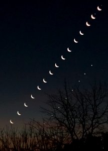 Jupiter occultation by the Moon (14 July 2012) photo