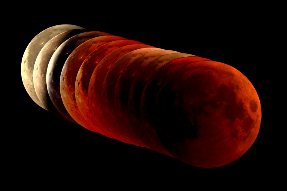Moon Total Eclipse on July 27, 2018