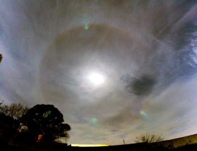 22° Lunar Halo on March 27, 2021