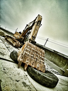Excavator industrial machinery