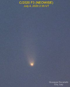 C/2020 F3 (NEOWISE) on July 4, 2020