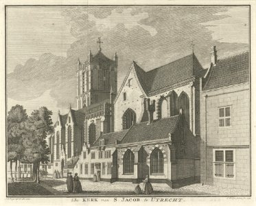 Jacobikerk door Jan de Beijer (1752)