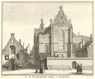 Catharijnekerk door Jan de Beijer (1744) photo
