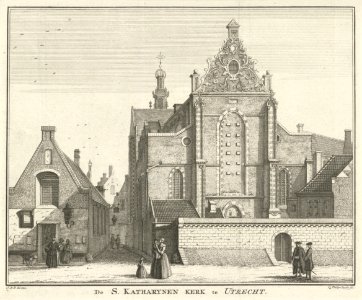 Catharijnekerk door Jan de Beijer (1744)