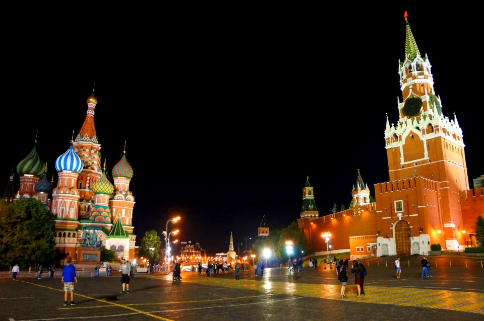 Red Square at Midnight