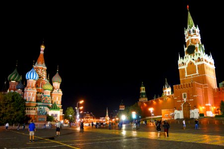 Red Square at Midnight photo