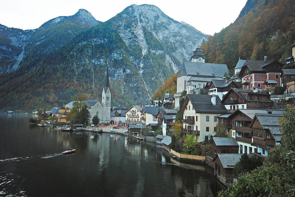 Small architecture lake