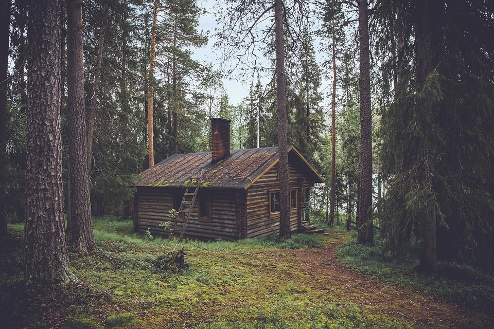 Outdoor cottage house