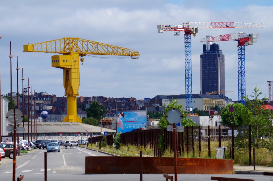 Grues de l'île de Nantes