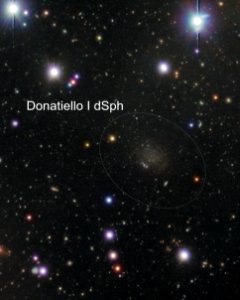 Donatiello I dwarf spheroidal galaxy (annotated)