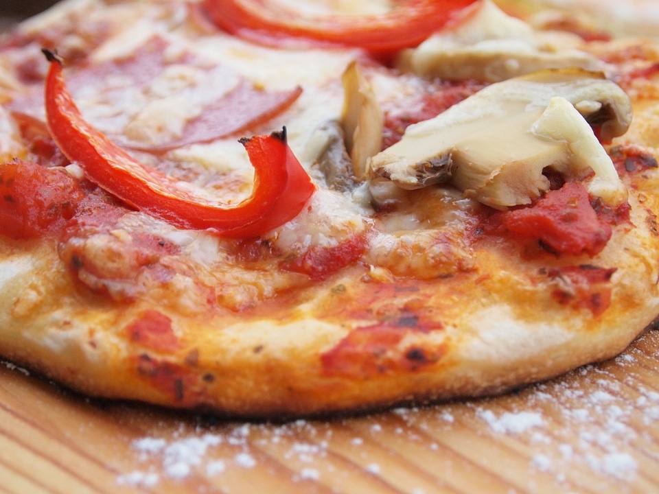Mushrooms tomatoes paprika