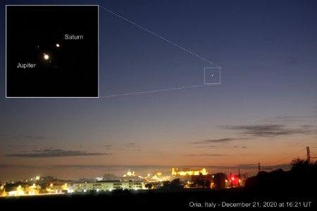 Great Conjunction Jupiter - Saturn photo