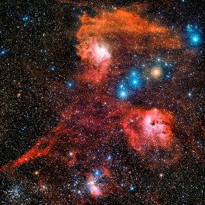 IC 405 - NGC 1893/IC 410 - IC 417 - Messier 38 in Auriga