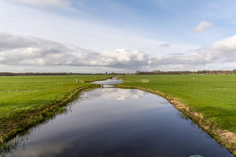 Clouds polder cloudy sky