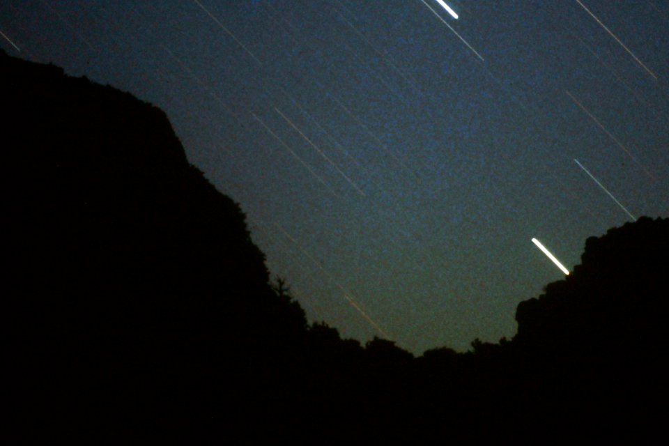 Startrails under Pollino's sky #2