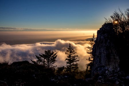 Sonnenuntergang Roggenfluh