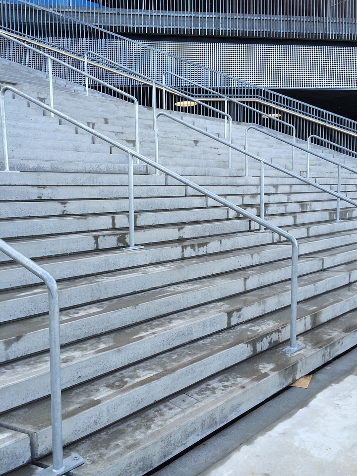 Staircase concrete steel