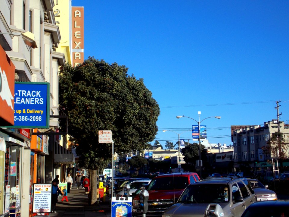 view of geary blvd