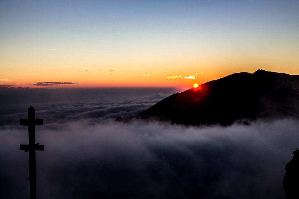 Sonnenuntergang Roggenfluh