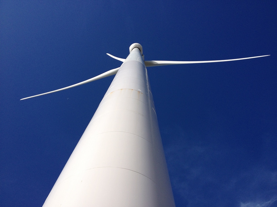 Turbine energy weathervane