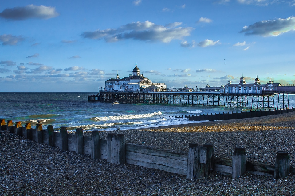 Eastbourne pier england seascape