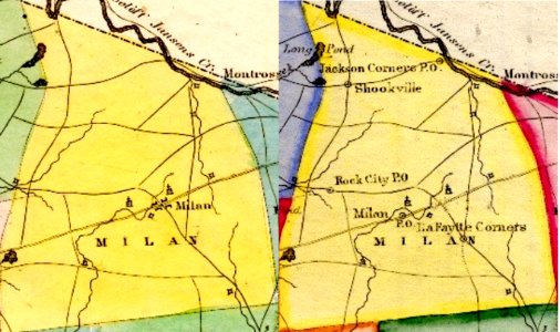 1829 vs. 1839 Burr Milan