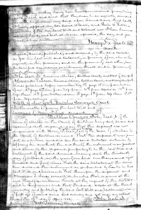Teats Henry I 1849 Will P04